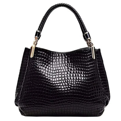 Large Capacity Women’s Leather Tote Handbag
