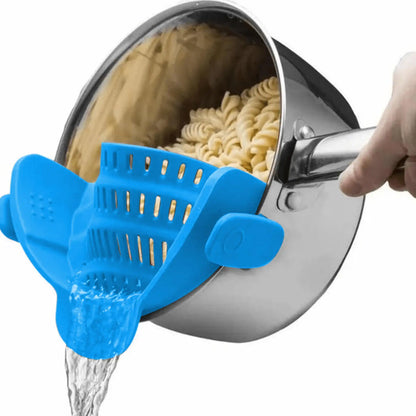 Adjustable Silicone Kitchen Colander Clip
