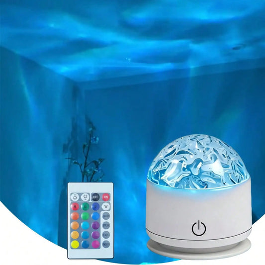 16-Colour Water Ripple Projector Light