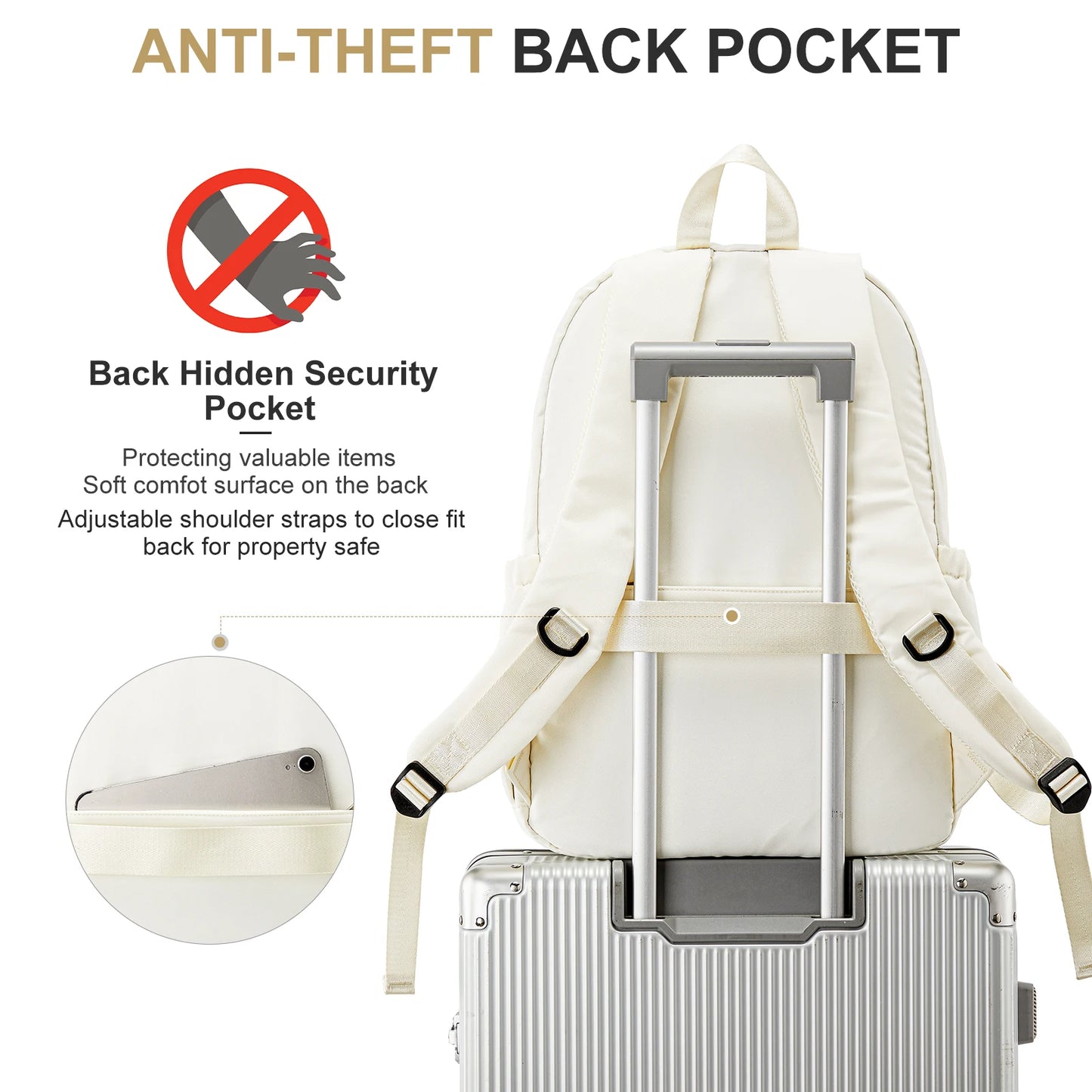 Multi-Pocket School Backpack