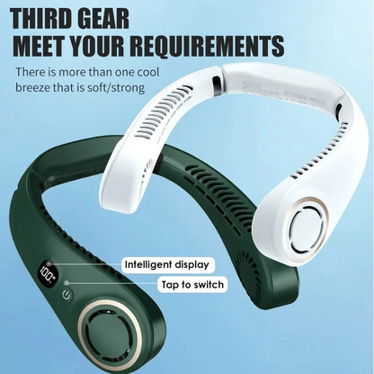 Mini Bladeless Rechargeable Neck Fan