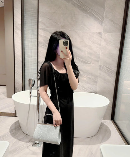 Women's Classic Pleated Evening Bag