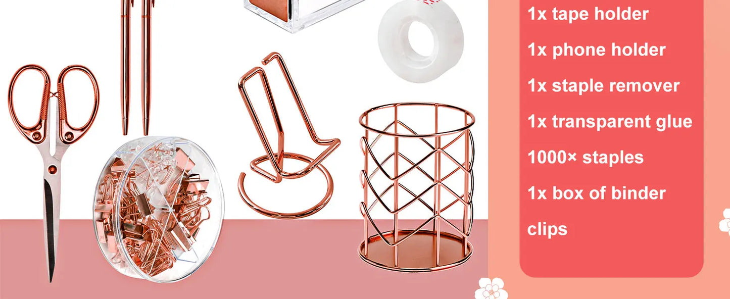 Complete Office Supplies Organizer Kit