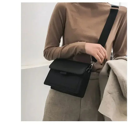 Women’s PU Leather Crossbody Flap Bag