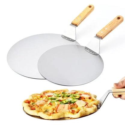 Stainless Steel Pizza Peel with Wooden Handle