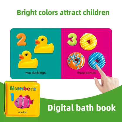 Baby Bath Book Waterproof English Toy