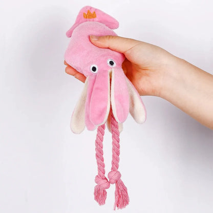 Octopus Plush Rope Dog Toy