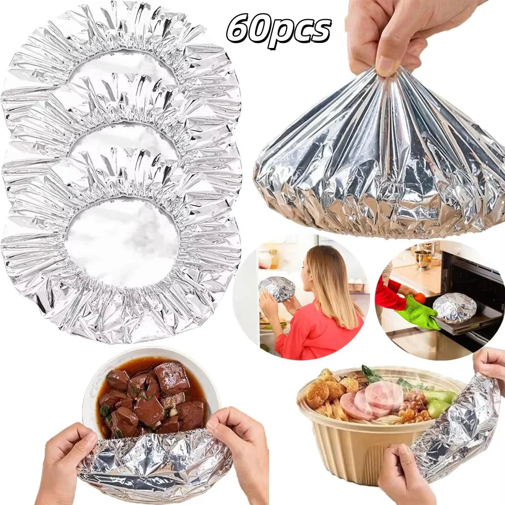 Reusable Aluminum Foil Bowl Covers