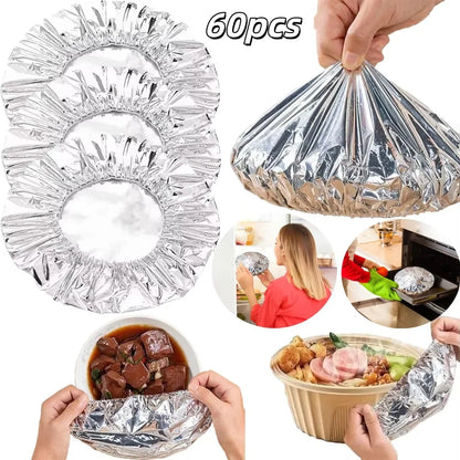 Reusable Aluminum Foil Bowl Covers