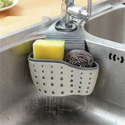 Double-Layer Sink Hanging Bag Rack
