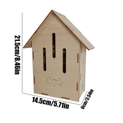 Wooden Bat House
