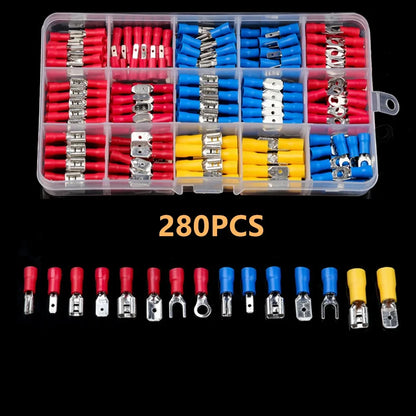 Insulated Wire Connector & Crimp Terminal Kit