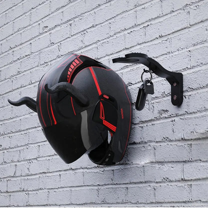 Wall-Mounted Motorcycle Helmet Hook