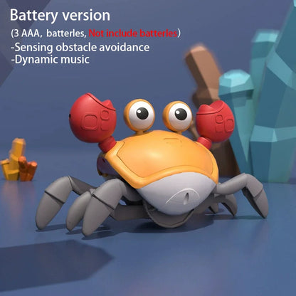 1Pc Escape Crab Crawling Electronic Pet With Music