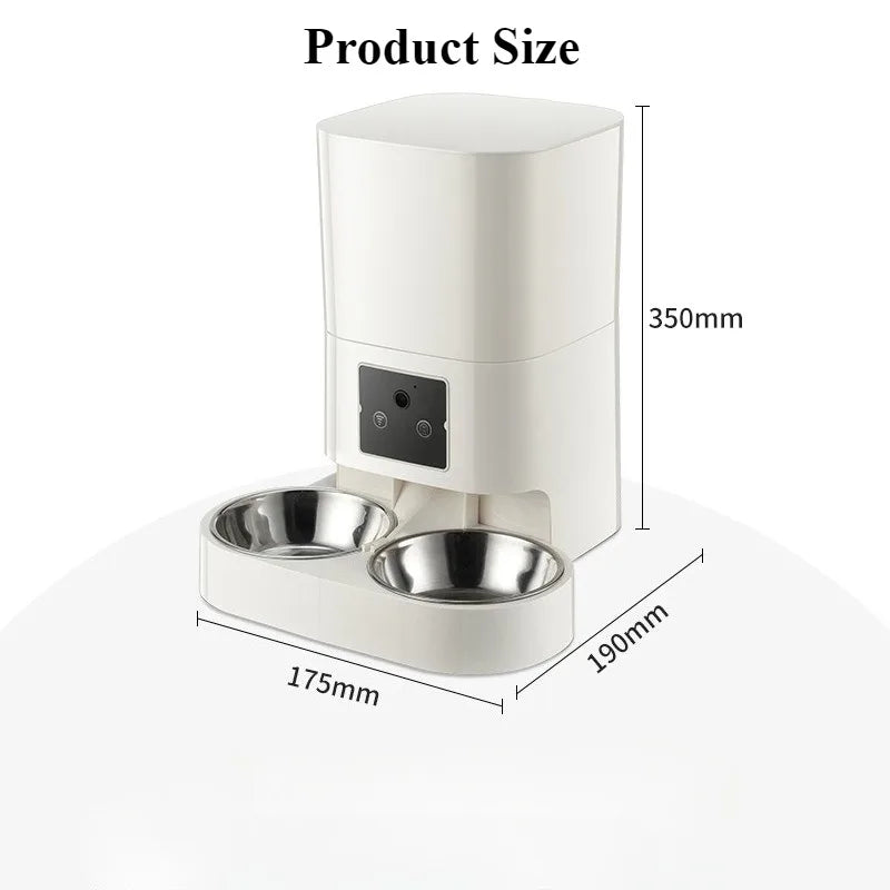 Programmable Timed Dry Food Dispenser for Cats & Small Dogs