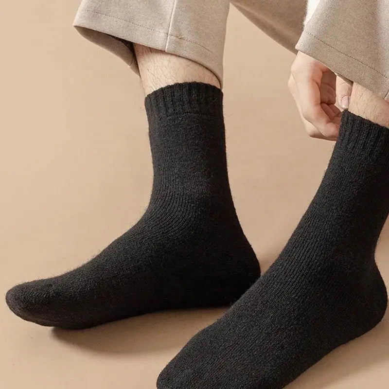 4 Pairs Winter Thermal Wool Socks