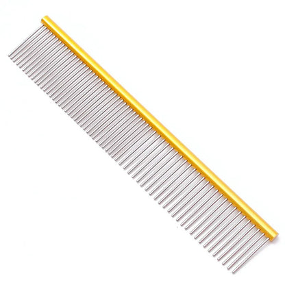 Stainless Steel Pet Grooming Comb for Dogs & Cats
