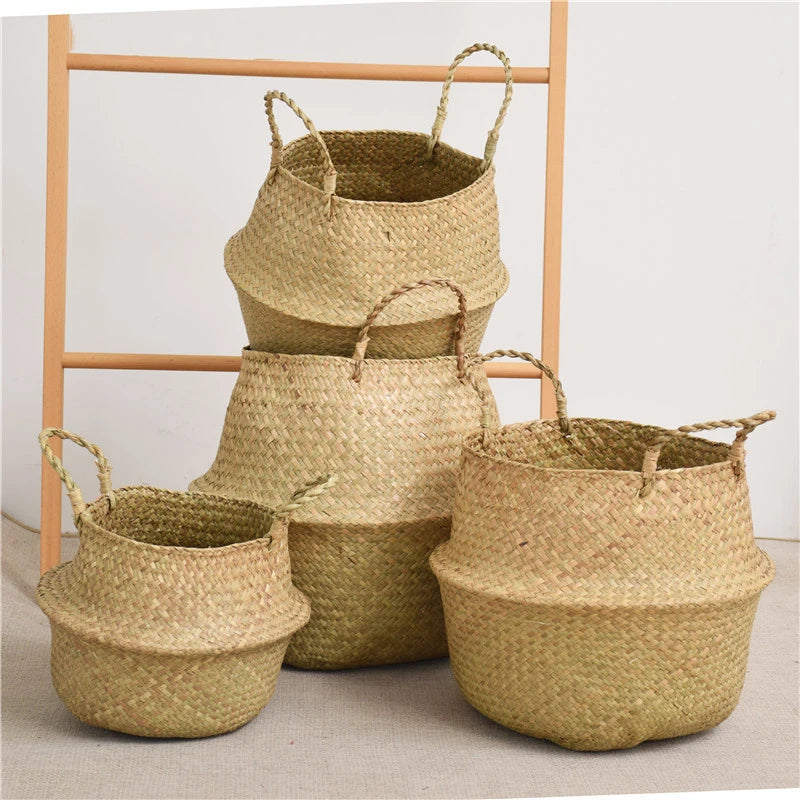 Seagrass Wicker Storage Basket
