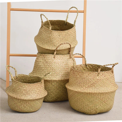 Seagrass Wicker Storage Basket