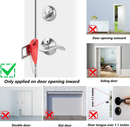 Portable Travel Door Security Lock