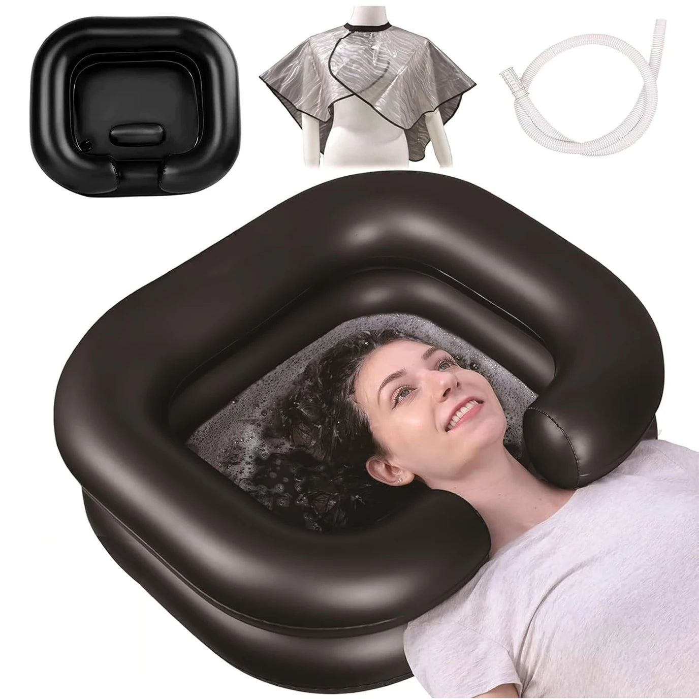 Inflatable Bedside Hair Washing Basin