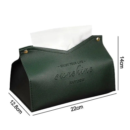 PU Leather Nordic Tissue Box Cover