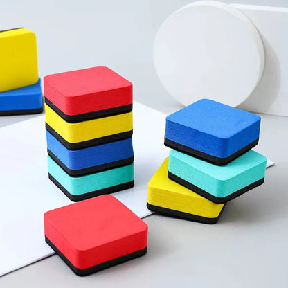 Mini Magnetic Dry Erase Board Erasers for Home, Office & Classroom
