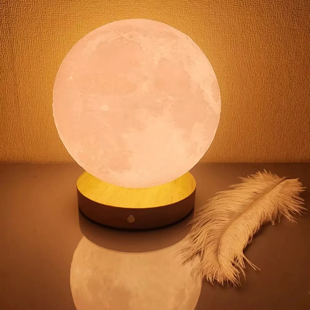 3D Moon LED Night Light