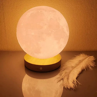 3D Moon LED Night Light