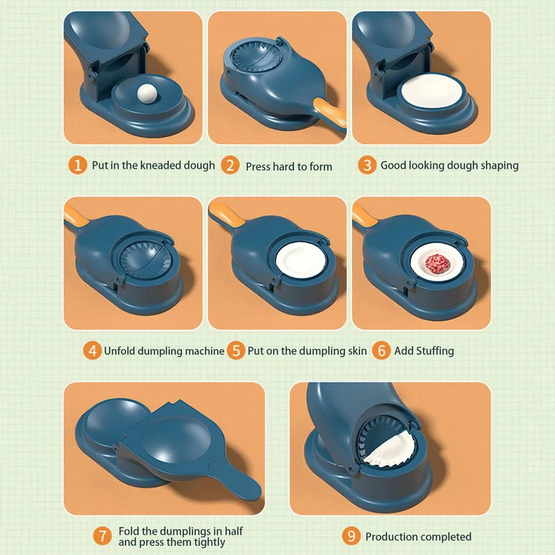 2-in-1 Dumpling & Empanada Maker Press