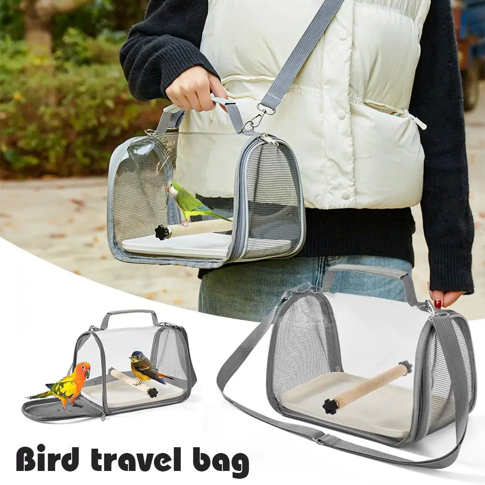 Portable Bird Travel Carrier Bag