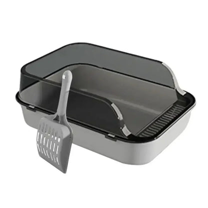 Open Top Cat Litter Box with Scoop
