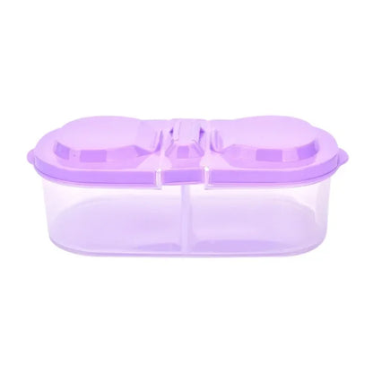 Portable Food Storage Lunch Box with Divider