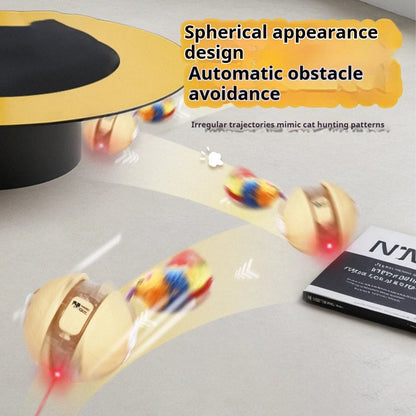 Rechargeable Automatic Rolling Ball Cat Toy