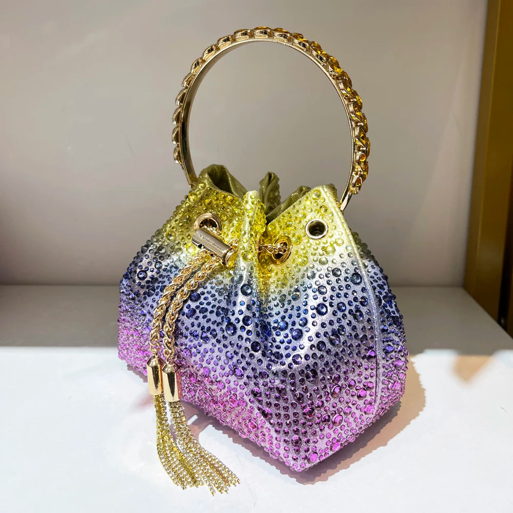 Rhinestones Evening Clutch Bag