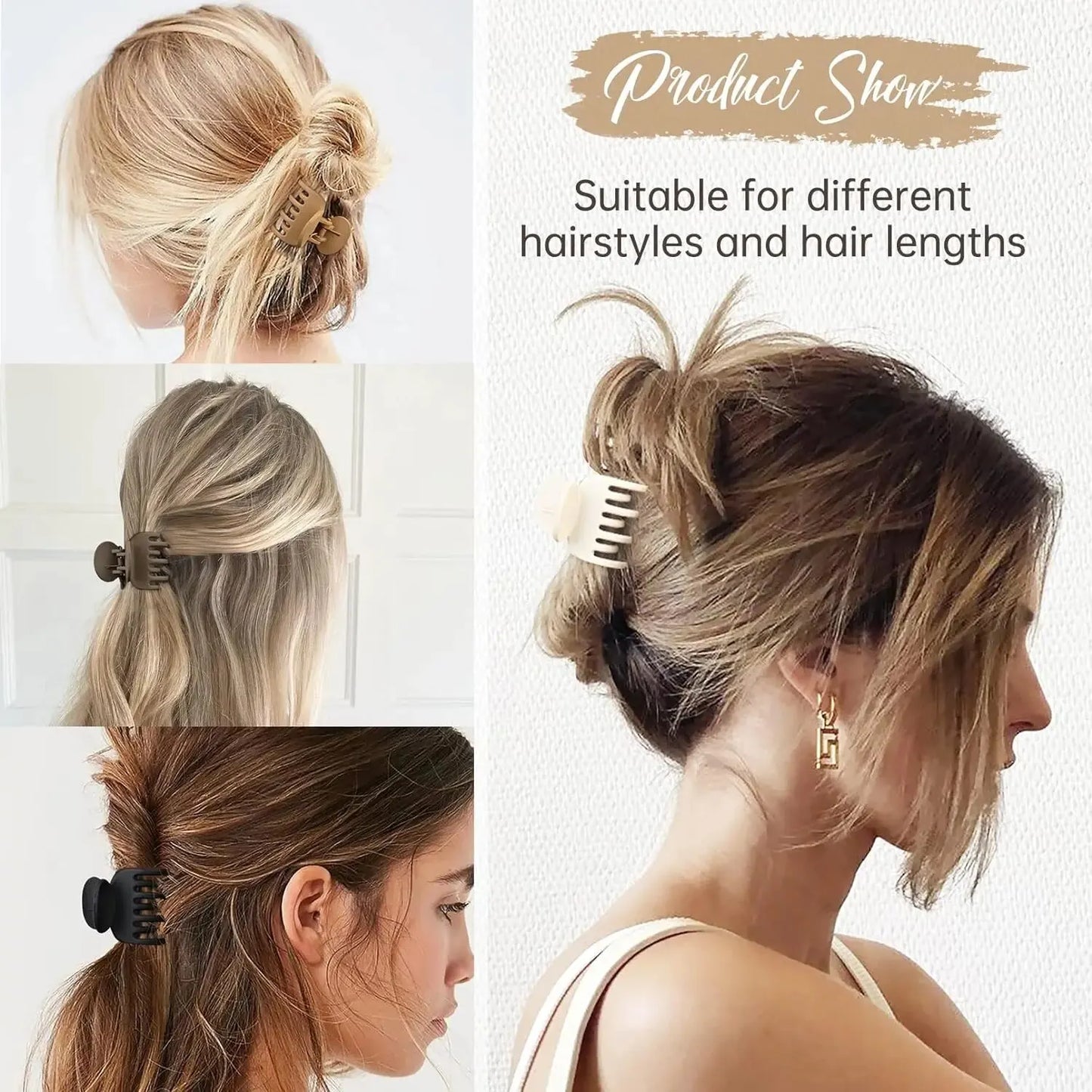 Small Hair Claw Clips