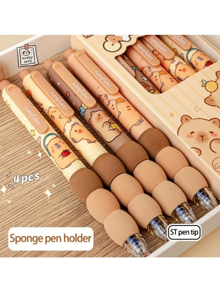 Capybara Erasable Gel Pen Set