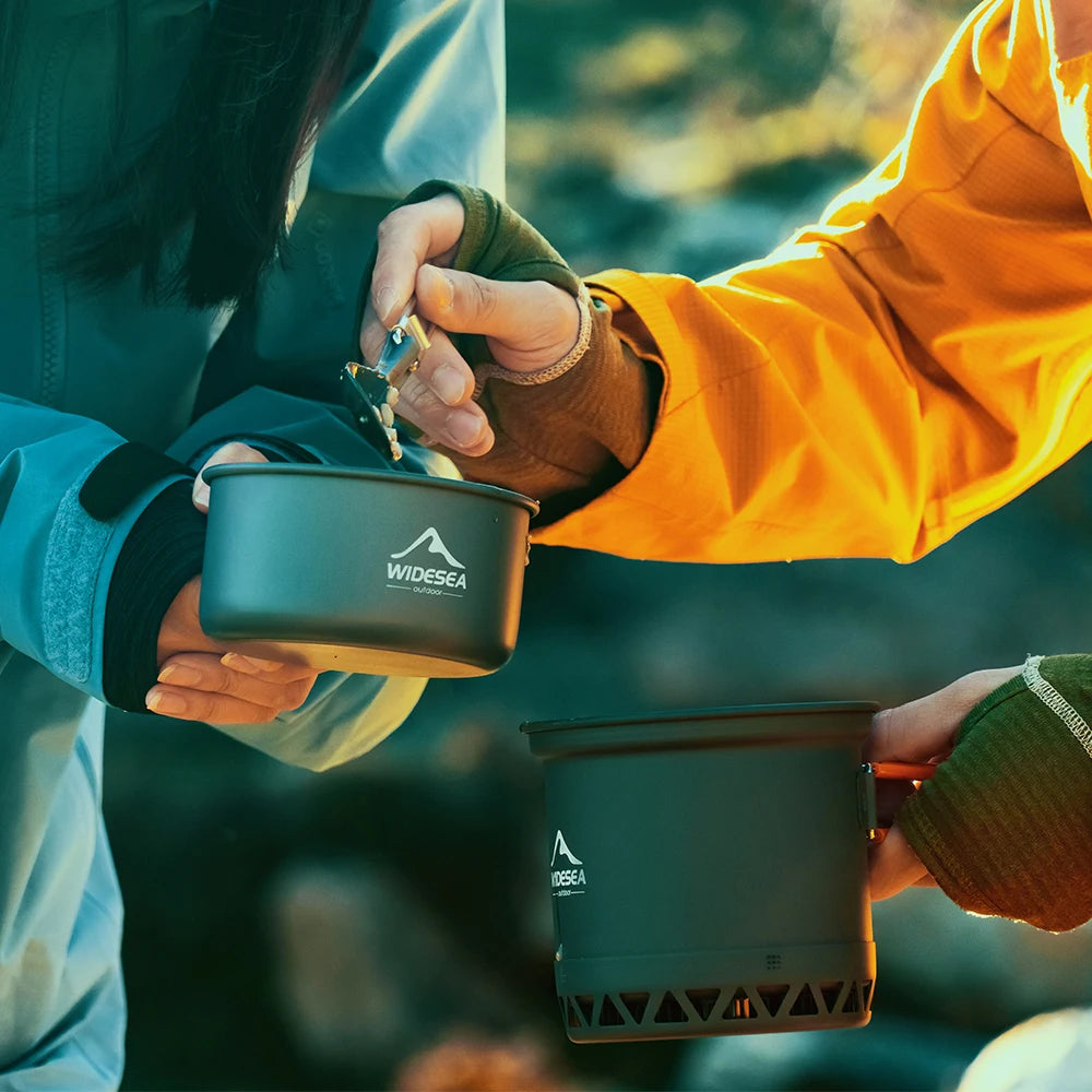 Widesea Outdoor Camping Cooking Pot Set