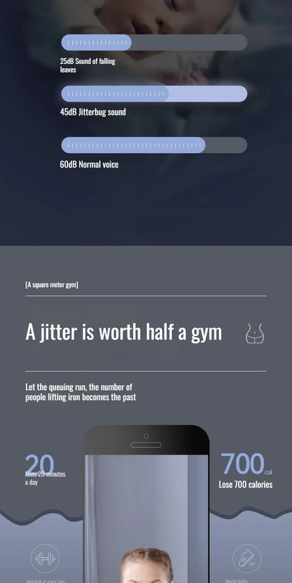 Vibration Fitness Exercise Platform
