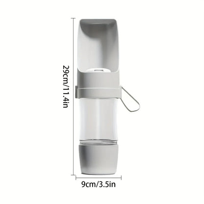 Portable Dog Water Bottle with Dispenser