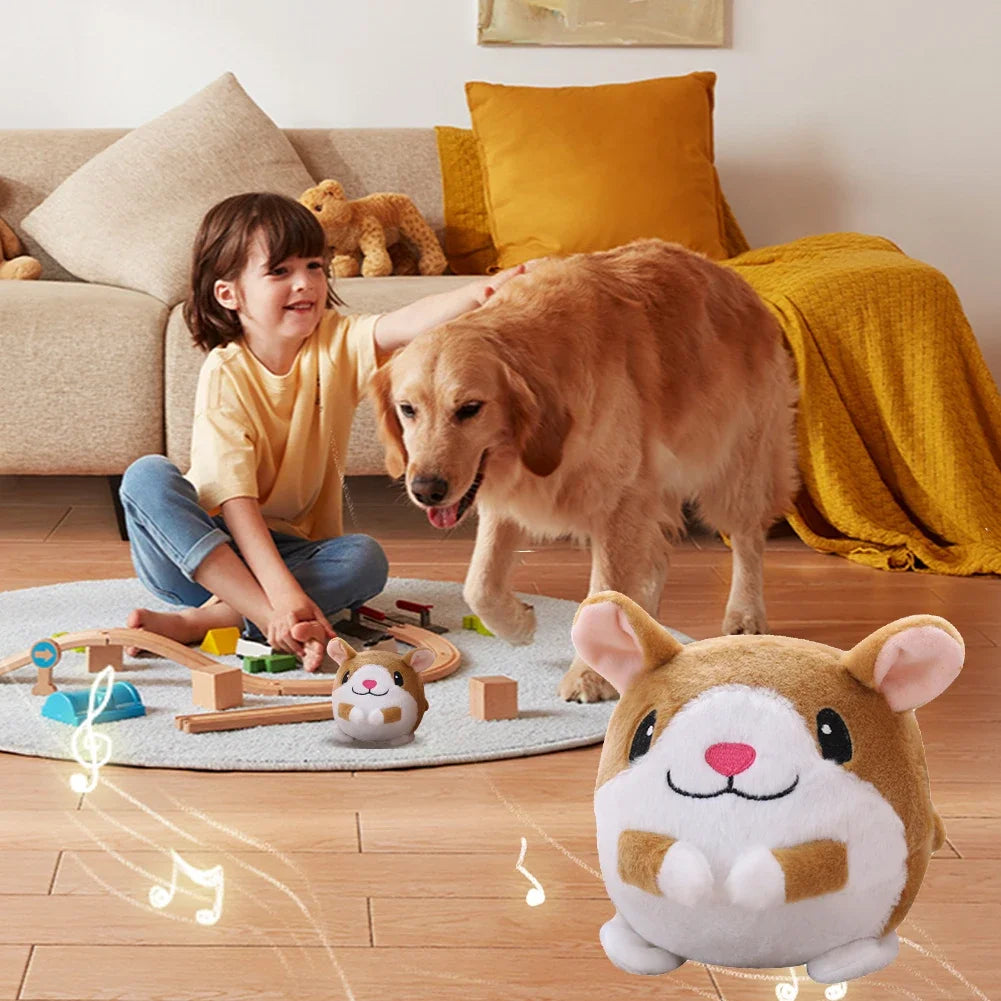 Interactive Moving Plush Dog Toy