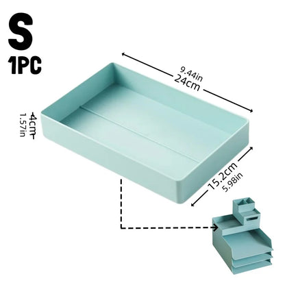 Desktop File Organizer Tray