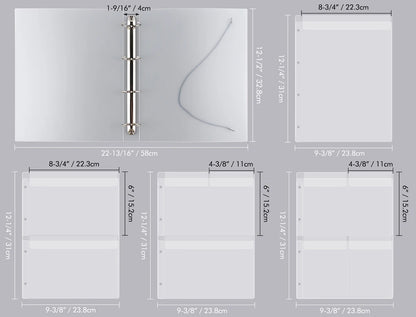 A4 Die Storage Book Binder For Stamps