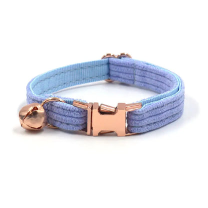 Personalized Cat Collar with ID Tag & Bell