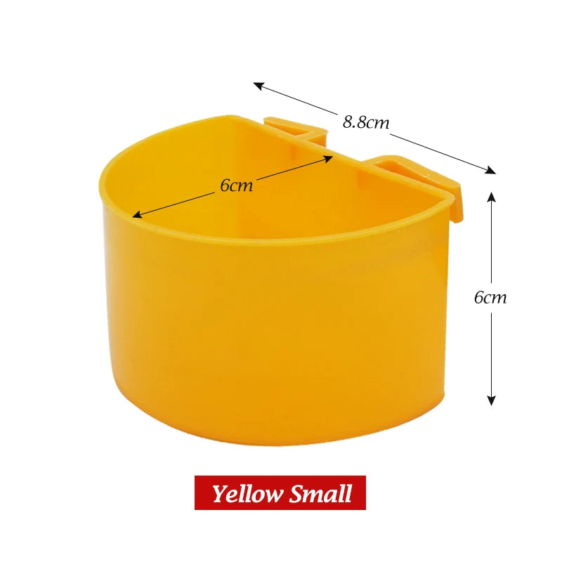 Plastic Bird Feeder Bowls for Cage