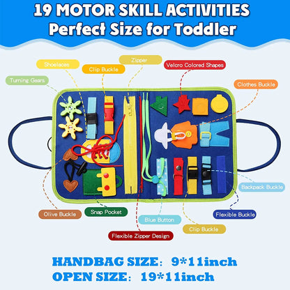 Montessori Busy Board Sensory Activity Toy