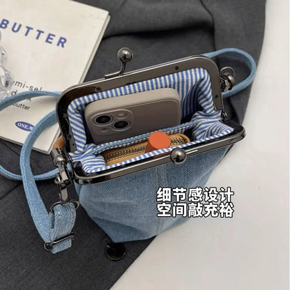 Women’s Denim Phone Crossbody Bag