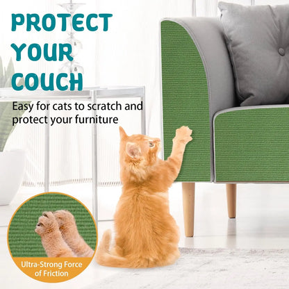 Self-Adhesive Cat Scratcher Sofa Protector Mat