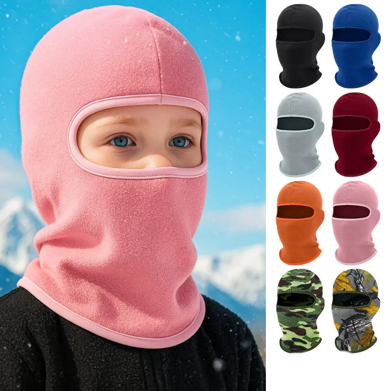 Kids’ Winter Fleece Balaclava Face Cover