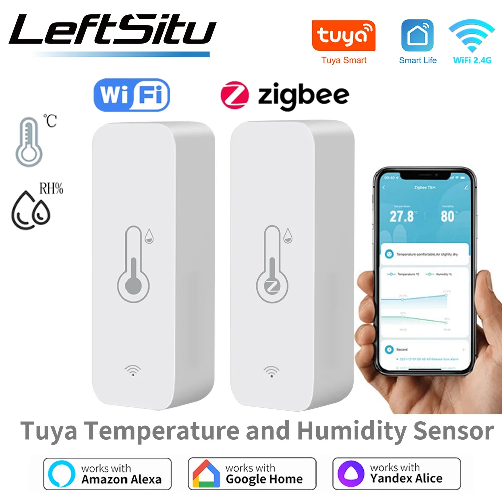 Smart WiFi Temperature & Humidity Sensor